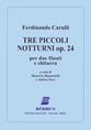 Tre Piccoli Notturni Op 24 Flute Duet with Guitar cover